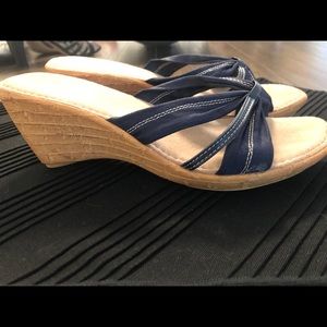 Women’s navy blue Ralph Lauren Sandal